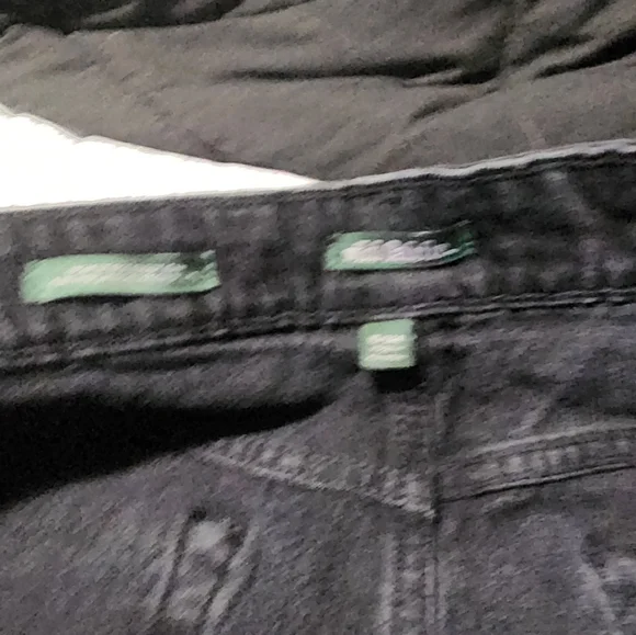 Wild fable black disressed denim jeans size 18 - Picture 3 of 4